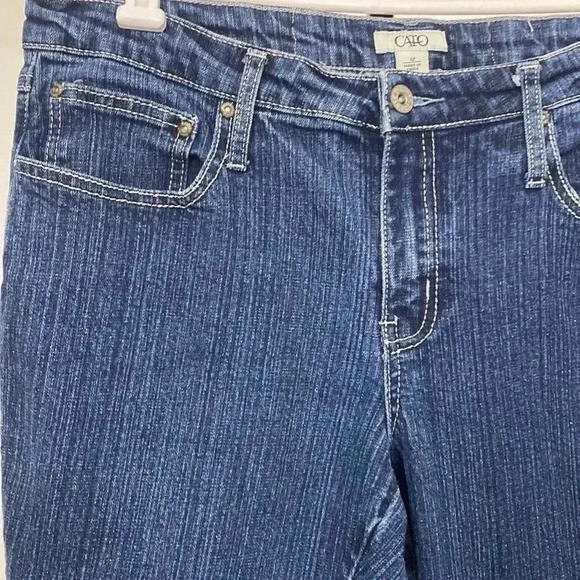 Cato denim jean silver stitching pants - Picture 4 of 11